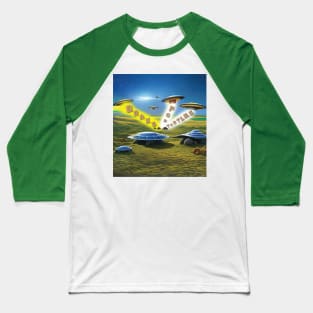 Brake For Turtles UFOs Baseball T-Shirt